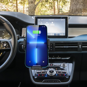 <span class=keywords><strong>Support</strong></span> de <span class=keywords><strong>chargeur</strong></span> sans fil rapide à serrage automatique 2 bobines 15W avec logo LED pour voiture, compatible iPhone 17 et <span class=keywords><strong>Samsung</strong></span> Z Flip - Product Image 6