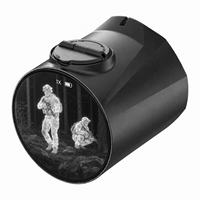 Caméra thermique compacte ronde 256x192 à marque privée, objectif 13 mm, OEM ODM, personnalisation de la marque pour usage extérieur