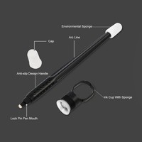 Wenshen Fabrication outil de formation de maquillage permanent l Outil de Microblading Jetable Stylo de Tatouage Maquillage des Sourcils Porte-Lame