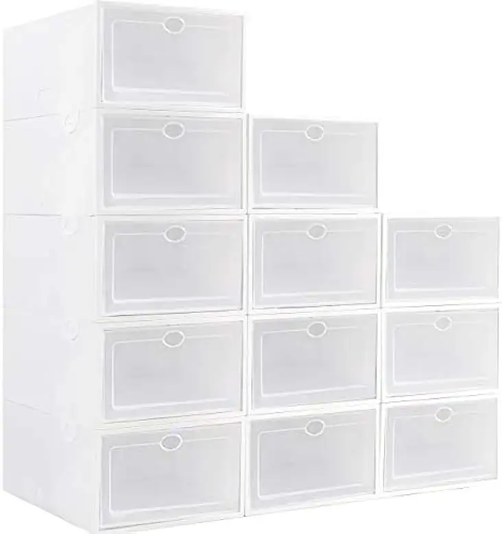 Stapelbare Schuh aufbewahrung sbox Acryl Organizer transparenter Schuhkarton