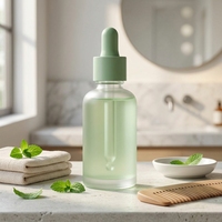Minyak Esensial Peppermint untuk Rambut, Serum Perawatan Kulit Kepala Ringan Tanpa Bilas, Botol Pipet, OEM ODM Label Pribadi