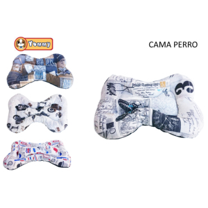 Cuccia per Cani Yommy a Forma di Osso 40x50cm, Morbido Letto per Cani di Piccola e Media Taglia - Product Image 3