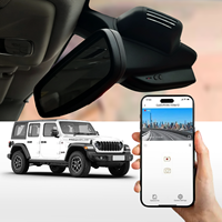 Caméra embarquée 4G HOLROADX Plug & Play pour Jeep Compass 2e génération 2017-2026, double objectif, mode stationnement 24H, DVR avec garantie 1 an