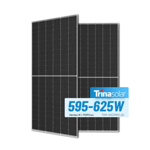 แผงโซลาร์เซลล์พลังงานสูง USA Stock Solar 600W N-Type 600w 605w 610w 620W สำหรับใช้งานเชิงพาณิชย์ TSM-600NEG19RC.20 Trina Solar 600W - Product Image 4
