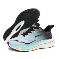 Sepatu Sneakers Pria Berkualitas Tinggi dengan Bantalan Mesh, Sol Tebal, Sol Lembut, Gaya Basket untuk Pria 2024