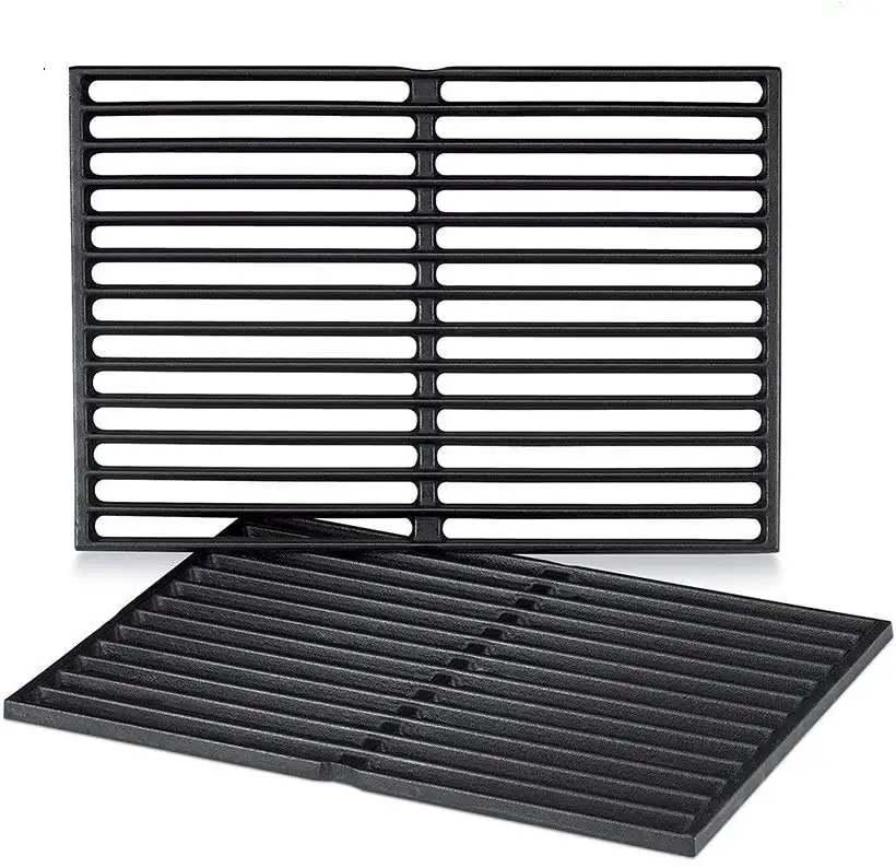 30cm Cast Iron Gas Grill Cooking Grids Spare Parts Set von 2 Cast Iron Cooking Grids