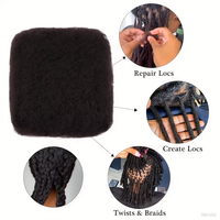 100% extension di capelli umani ricci Afro crespi vergini