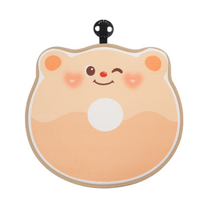 Housse de siège de voiture créative en forme d'ours de dessin animé, ensemble complet, en peluche, pour l'hiver, coussin décoratif pour siège avant - Product Image 5
