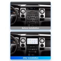 CARUPEZ Radio de Auto con Pantalla Táctil Android DSP de 9 Pulgadas, GPS Integrado, CarPlay, USB, Cámara de Reversa, Android Auto, Ford F150 P415 Raptor