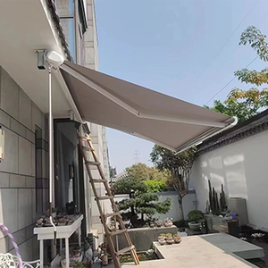 Toldo Retráctil Extensible de Estilo Colgante <span class=keywords><strong>para</strong></span> Techo, Protección Solar <span class=keywords><strong>y</strong></span> contra la Lluvia, Impermeable, de Aleación de Aluminio <span class=keywords><strong>para</strong></span> Balcón - Product Image 3