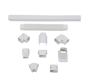 Vente chaude Climatiseur Chaleur <span class=keywords><strong>Mini</strong></span> Split Accessoires Couvre Utilisé Tuyau <span class=keywords><strong>Gouttière</strong></span> Mince Conduit Ligne Ensemble Couverture Constructeurs de Maisons - Product Image 6
