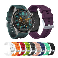 22mm Schnell verschluss Sport Armband Ersatz Soft Silikon Smart Watch Band für Huawei GT2 42mm 46mm