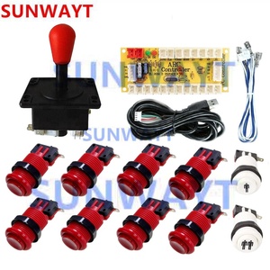 Cổ điển <span class=keywords><strong>arcade</strong></span> DIY Kits với <span class=keywords><strong>Happ</strong></span> phong cách joystick + <span class=keywords><strong>Happ</strong></span> phong cách push button và USB Board điều khiển cho <span class=keywords><strong>Arcade</strong></span> trò chơi máy - Product Image 2