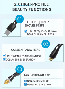 Nuevo negro inteligente agua oxígeno limpieza profunda cuidado de la piel profesional dermoabrasión máquina de belleza analizador de piel máquina Facial - Product Image 4