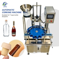 Automatische Lineaire Glazen Wijn Plastic Fles T-kurk Flesdop Persmachine Pot Whisky Kurkapparaat Kurkapparaat Afdekmachine