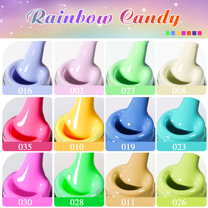 ชุดทำเล็บเจลยูวีสำหรับฤดูร้อน ไม่มีกลิ่น 35 สีสันสดใสแบบลูกกวาด  ทำจากเรซิ่น ปลอดสารพิษ ติดทนนาน ชุดทำเล็บเจล DIY - Product Image 2