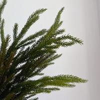 Haute qualité japon cyprès feuilles tige plantes artificielles grand feuillage vert branche de cèdre arrangements saisonniers extérieurs