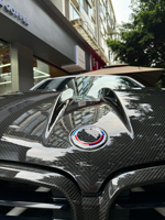 Capó estilo LU de fibra de carbono seco de alta calidad para BMW X6 X6m G06 F96, Kit de cuerpo de fibra de carbono seco, cubierta de motor