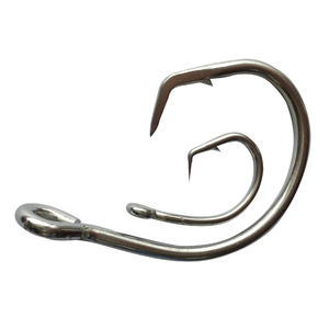 เบ็ดตกปลาทะเลน้ำเค็มสแตนเลสขนาดใหญ่ สำหรับปลาทูน่า รุ่น Silver Eagle Hook - Product Image 5