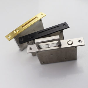 Chải vàng phong cách thanh lịch cửa trượt chốt giấu thép không gỉ 304 Barn Door Pocket Door kéo xử lý - Product Image 3