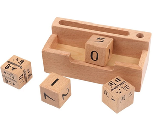 Оптовая продажа Новый стиль натуральный деревянный календарь - Product Image 2