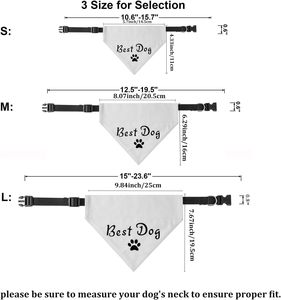 Tanpopo Engagement <span class=keywords><strong>Best</strong></span> Dog <span class=keywords><strong>Collar</strong></span> Bandana Ajustable Gato Hebilla de liberación rápida Tamaños pequeños a grandes <span class=keywords><strong>Collar</strong></span> para mascotas - Product Image 2