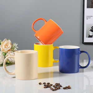 CCH Wholesale plain-colored ceramic household mugs for <b>coffee</b> and milk - Product Image 2