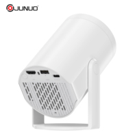 JUNUO Projecteur Mini 8K TURN1 Android Intelligent Portable pour Home Cinéma avec 200 ANSI, Nouvelle Arrivée, Projecteur à Courte Focale, Vente Chaude