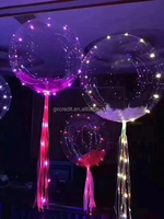 Ballons de fête en gros, ballons à bulles Bobo en TPU transparent de haute qualité avec lumière LED pour la décoration de fête