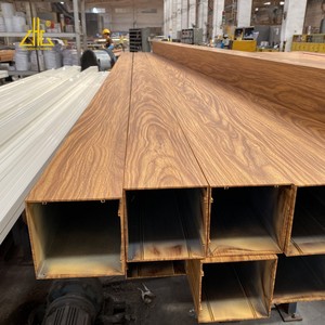 6000 Series Hộp Nhôm Hình Chữ Nhật Hồ Sơ Hạt Gỗ/Quảng Trường Nhôm Hồ Sơ <span class=keywords><strong>50X50</strong></span>/20X20 Nhôm Ống - Product Image 2