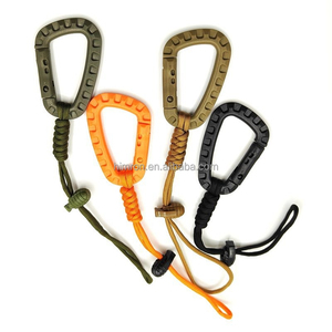 En gros, Mousqueton porte-clés d'escalade en <span class=keywords><strong>corde</strong></span> de parapluie <span class=keywords><strong>à</strong></span> sept brins tressée, avec attache rapide pour sac <span class=keywords><strong>à</strong></span> dos et fonction anti-chute DIY - Product Image 1