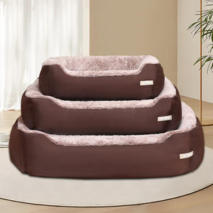 Gut verkaufte moderne Ganzjahres-komfortable rechteckige große bis mittlere Hunde bett wasch bare feste Muster karton verpackt - Product Image 4