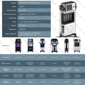 NewFace 2025 Nuevo Diseño Cuidado de la Salud 10 en 1 Alice Super Hydro Beauty Oxygen Jet Spa Facial en Casa Máquina de Rejuvenecimiento de la Piel Hydra - Product Image 4