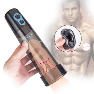 Sıcak satış silikon elektrikli büyütme pompası erkekler için yetişkin seks oyuncak mastürbasyon kupası vakum pompası erkek mastürbasyon için seks oyuncakları erkekler için - Product Image 4