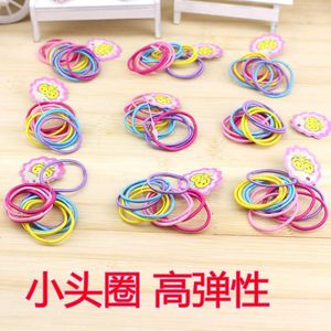 Élastiques à cheveux pour enfants, couleurs fluorescentes, 500 pièces par paquet, usage quotidien - Product Image 5