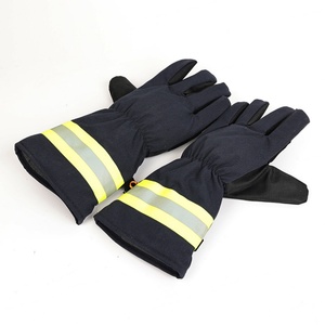 Gants de sécurité en aramide pour la lutte contre les incendies, 14 pouces, avec manchette élastique, bandes réfléchissantes, résistants à l'abrasion et ignifuges - Product Image 4