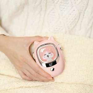 Calentador de Manos 3 en 1 y Banco de Energía de 3000/10000 mAh con Carga USB, Luz, Temperatura Ajustable, Calentamiento Rápido, Calentador de Manos Bonito para el Invierno - Product Image 6