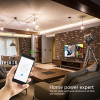 Prise murale intelligente Wi-Fi universelle pour téléphone portable, contrôle sans fil, prise électrique murale pour la maison, 15A