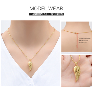 Collier d'urne funéraire aile d'ange pour femmes hommes pendentif d'urne en acier inoxydable porte-cendres bijoux commémoratifs - Product Image 5