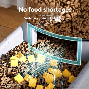 Fontaine à eau et distributeur de <span class=keywords><strong>nourriture</strong></span> pour animaux de compagnie non électrique, système d'alimentation automatique par gravité pour chatons et chiens de grande race - Product Image 3