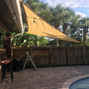 Filet d'ombrage en plastique tissé HDPE de 185 g, finition UV, respirant, voile d'extérieur pour patio, pour les jardins, pour la saison estivale - Product Image 4