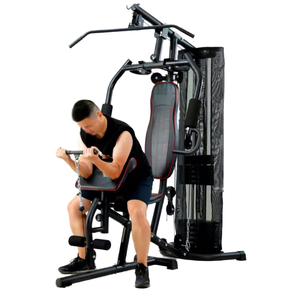 מכשיר כושר ביתי מקצועי רב תכליתי עם מבנה פלדה לאימוני כושר מקיפים עם משקולות של 100 פאונד - Product Image 4