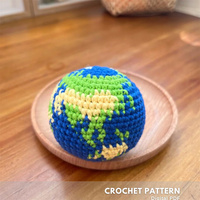 Porte-clés Terre au crochet, motif dessin animé écologique, en coton PP rembourré, amigurumi, globe terrestre, cadeau fait main pour professeur de géographie
