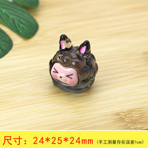 Promoción de reducción de precio 3D medio luminoso hecho a mano DIY accesorios resina creativa coche adornos al por mayor - Product Image 2