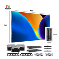 Écran LED de location 500x1000mm P4.81 P3.91, taux de rafraîchissement élevé 7680Hz, mur vidéo LED avec flight case pour événements scéniques