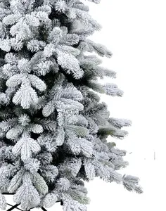 Flocado Pvc Árbol de Navidad Nevando Artificial Lujo Árbol de Navidad Popular Árbol de Navidad Blanco - Product Image 4