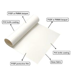 Bâche en PVC ignifuge et imperméable G5010BDXN - Matériau renforcé 1050g avec protection UV pour abri industriel, tente - Product Image 3