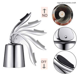 เครื่องปั๊มสุญญากาศปิดขวดไวน์แดง,ที่ปิดขวดไวน์สีทองแบบสั่งทำ - Product Image 3