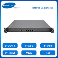 R41EUZ Celeron 4 Lan DDR4 RS232 VGA USB2.0 SATA MSATA MINI Pcie WIN7 WIN10 Ubuntu 1U Pare-feu Pfsense