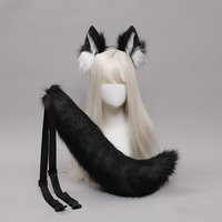 Costume fausse loup poils, oreilles et queue de renard, Cosplay d'halloween pour adultes et adolescents, nouvelle collection, livraison gratuite